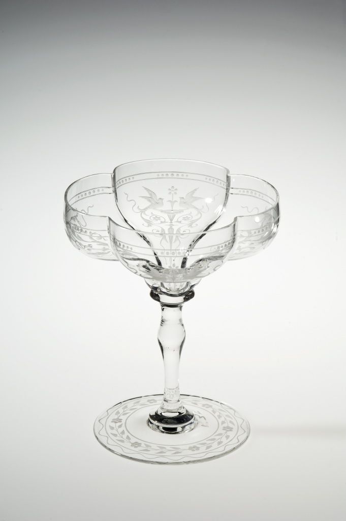 Lobmeyr J L Champagne Glass Nasjonalmuseet Collection