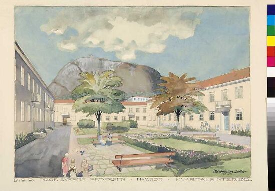 B.S.R. Prof. Sverre Pedersen  - Namsos, kvartalsinteriør