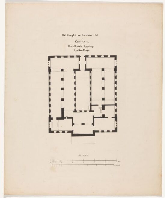Bibliotektsbygningens kjelleretasje