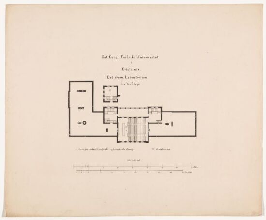 Det kjemiske laboratorium. Loftsetasjen