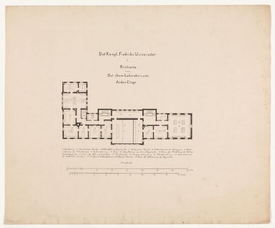 Det kjemiske laboratorium. Andre etasje