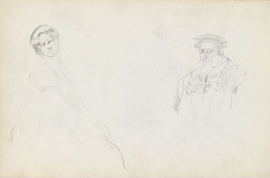 Sittende kvinne; Peter Martyr Vermigli