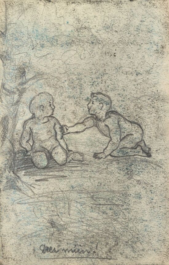 Two Children under a Tree