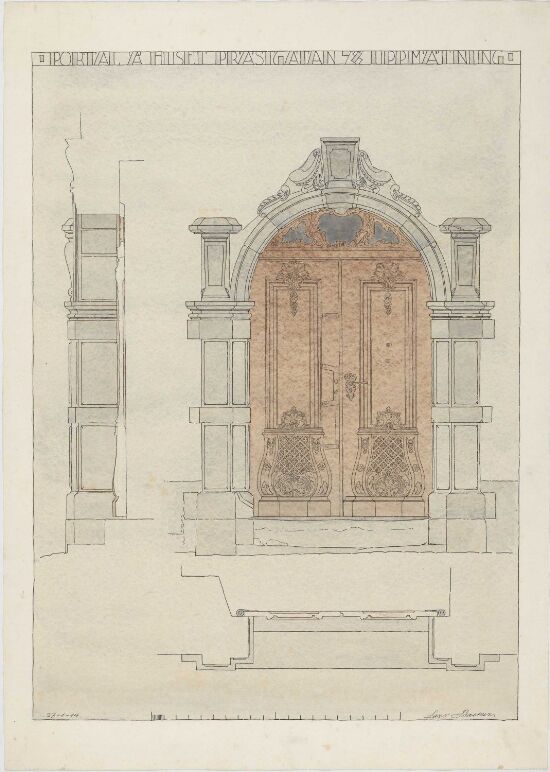 Portal å huset Prästgatan 78