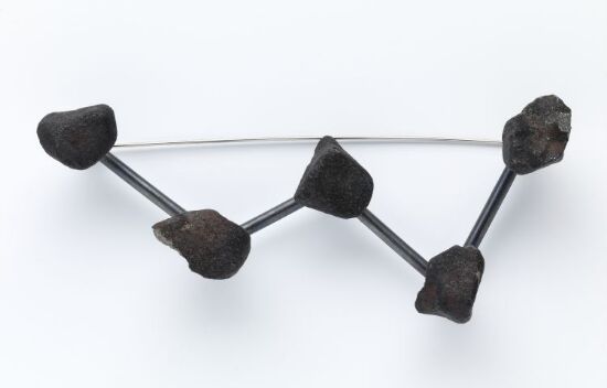 Meteorites in the Formation of Cassiopeia Constellation