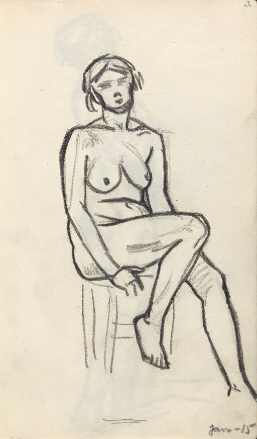 Seated Female Nude