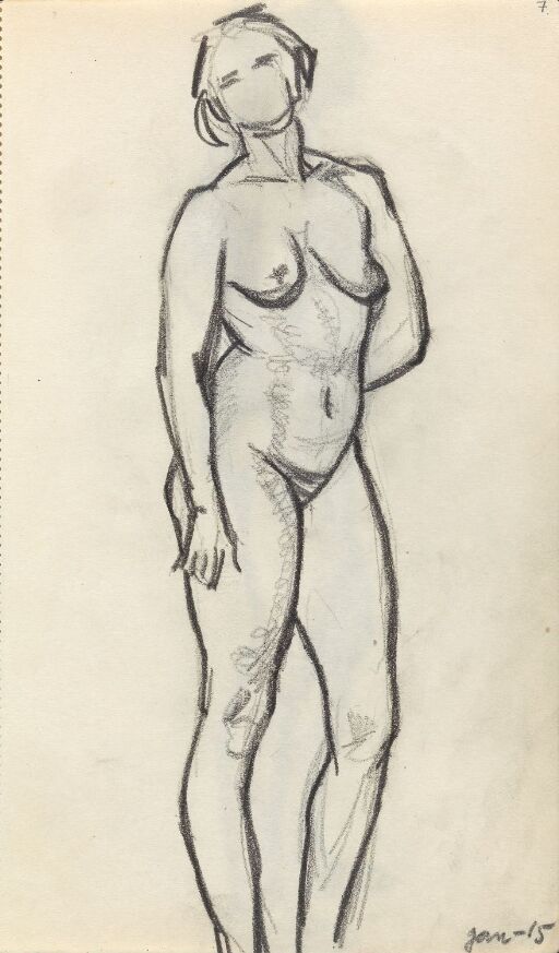 Standing Female Nude