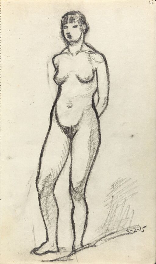 Standing Female Nude