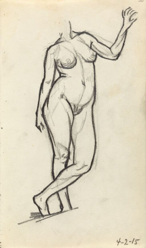 Standing Female Nude