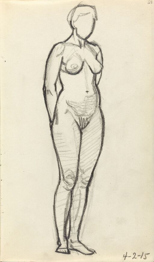 Standing Female Nude