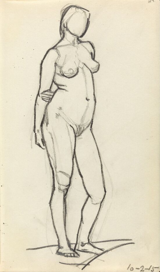 Standing Female Nude