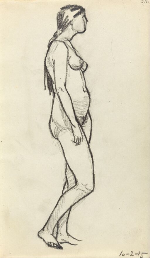 Standing Female Nude