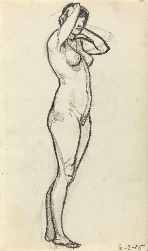 Standing Female Nude