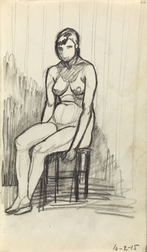Seated Female Nude