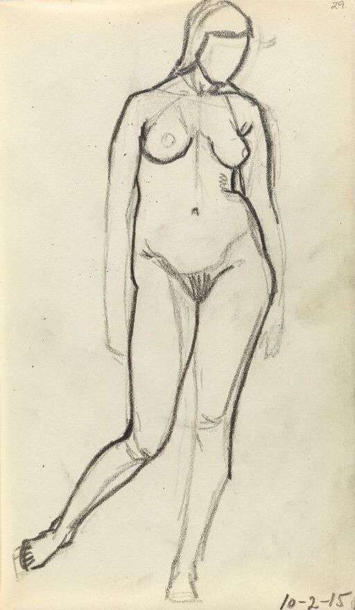 Standing Female Nude