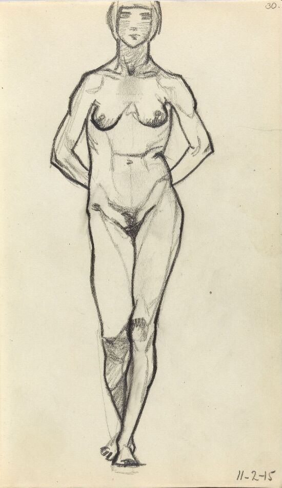 Standing Female Nude