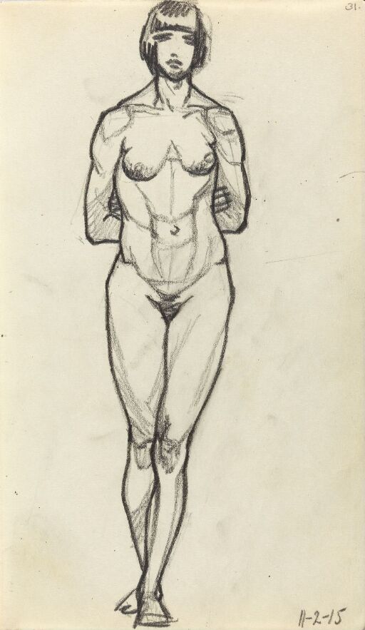 Standing Female Nude