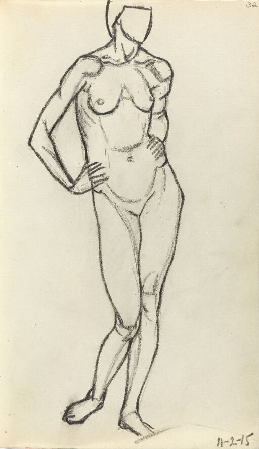 Standing Female Nude