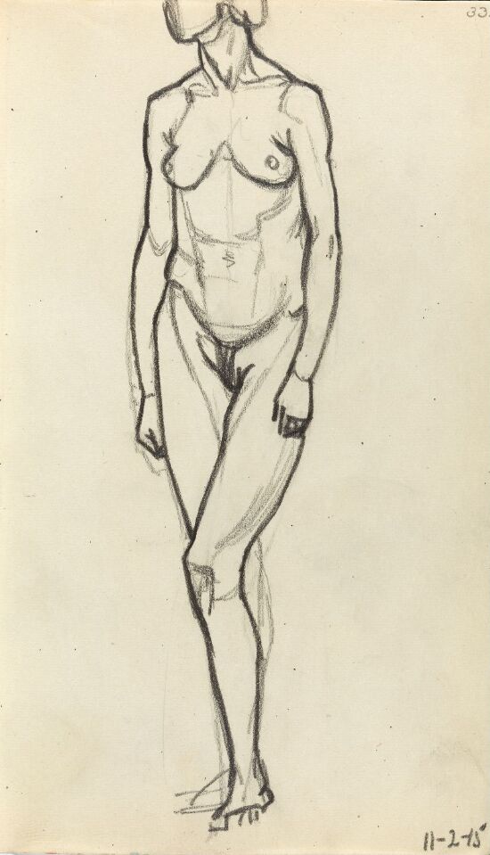 Standing Female Nude