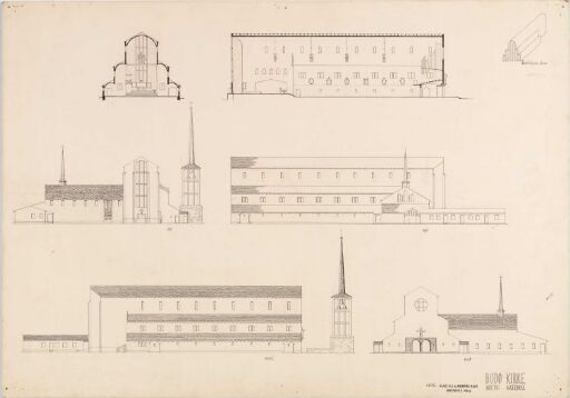 Katedral. Utkast til ny kirke i Bodø