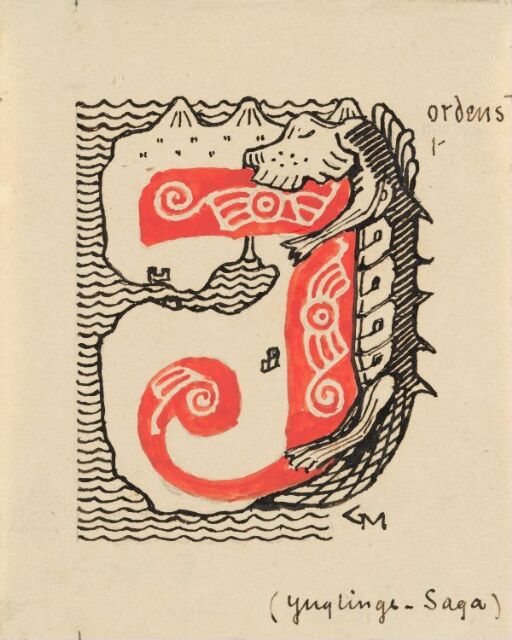 Til "Ynglinge-saga" i Snorre Sturlason, Kongesagaer, Kristiania 1899