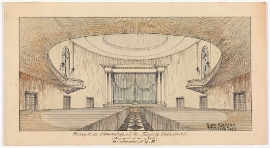 Forslag til utfoming av ny kinosal i Tønsberg
