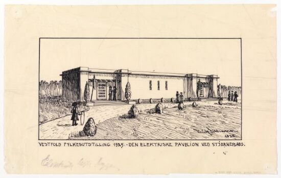 Den elektriske paviljongen på Vestfold fylkesutstilling