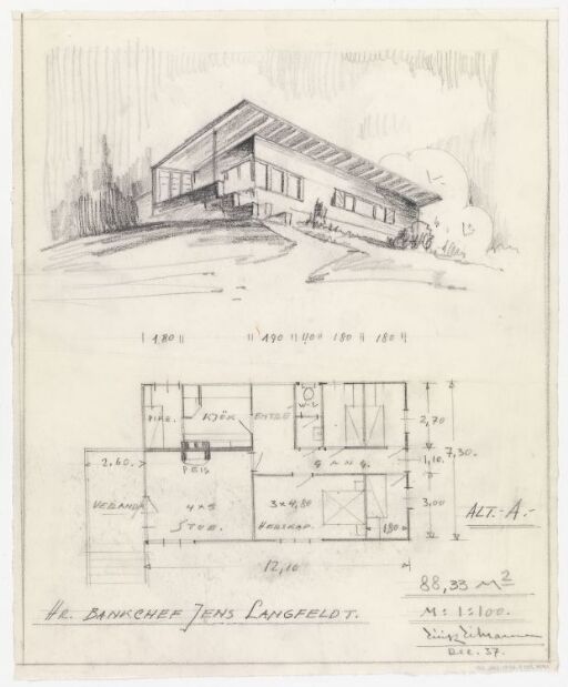 Hus for hr. banksjef Jens Langfeldt