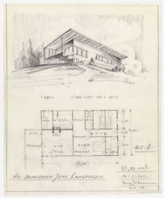 Hus for hr. banksjef Jens Langfeldt