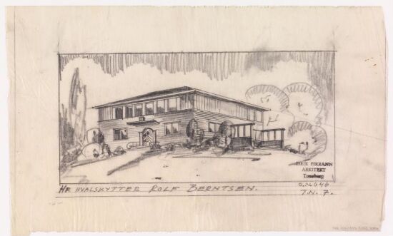 Enebolig for herr hvalskytter Rolf Berntsen