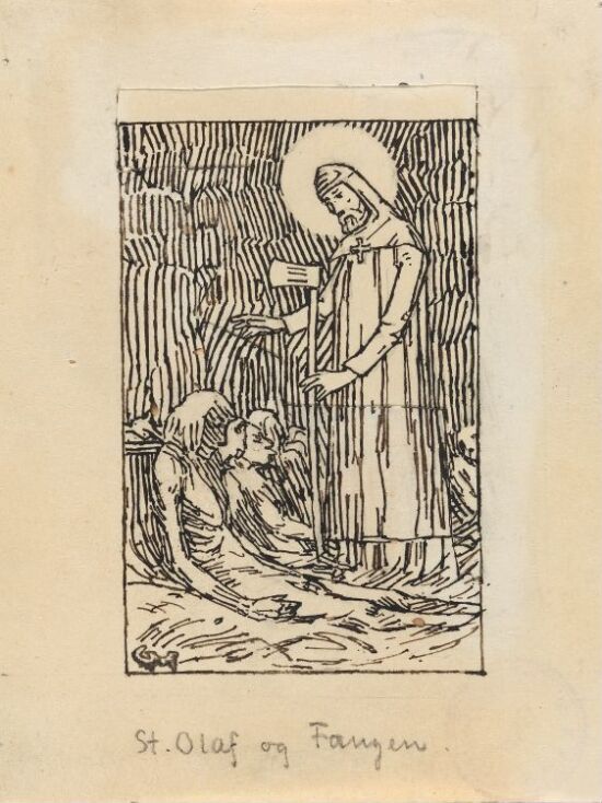 Natta etter syntes han at han så i søvne en mann stå nært ved ham