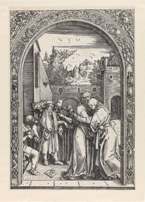 Joachim and St. Anne meet at the Golden Gate