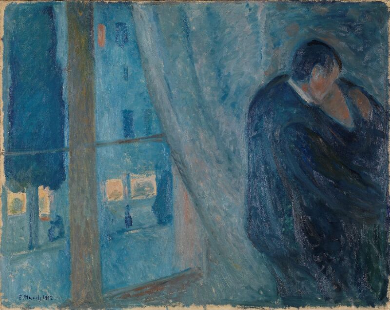 Edvard Munch, The Kiss – Nasjonalmuseet – Collection