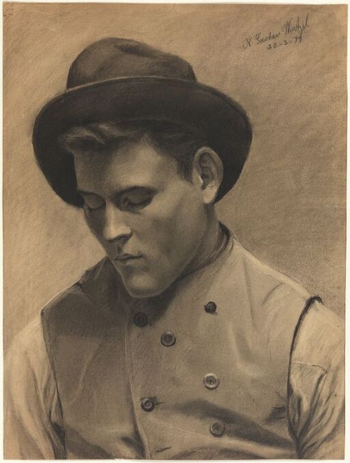 Young Man with Hat