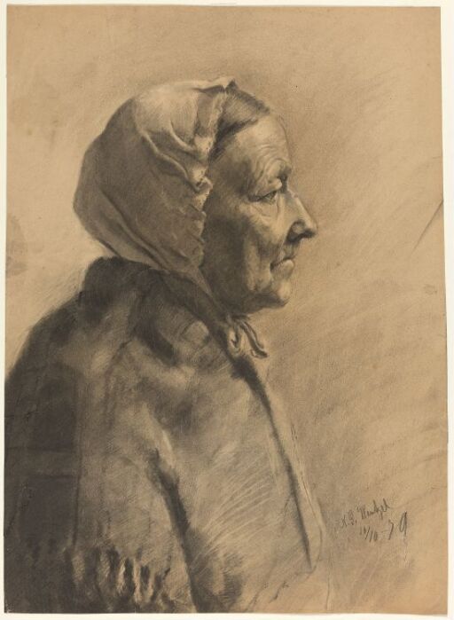 Old Woman with Bonnet