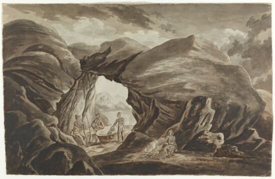 Rast i ly av fjellhule