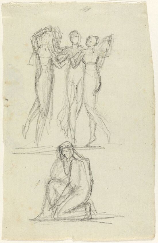 Three Graces; Kneeling Figure