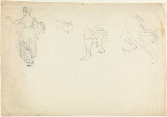 Draperi- og fotstudier