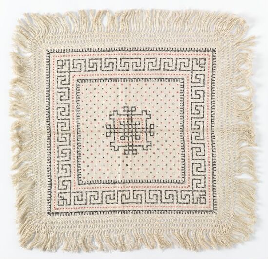 Embroidered placemat