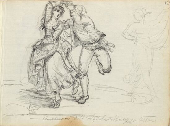 Figurstudier; dansere i Abruzzo