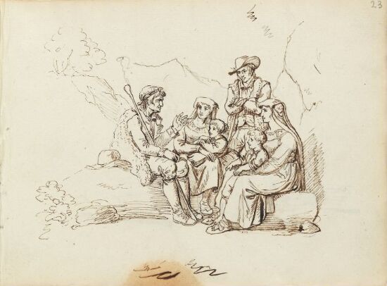 Gammel gjeter forteller en historie