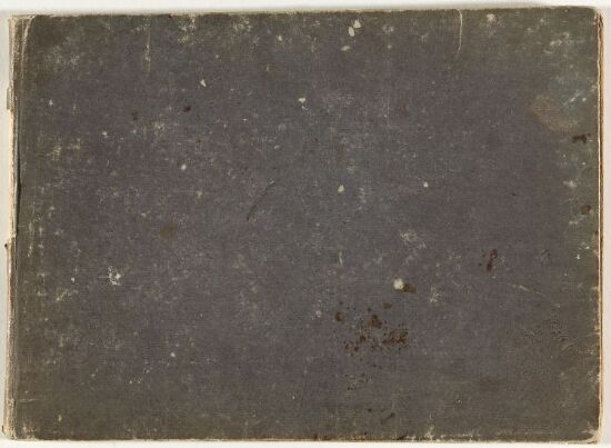 Sketchbook with motifs from Italian popular life