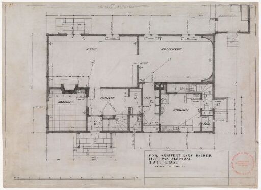 Arkitekt Lars Backers eget hus