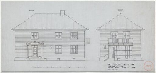 Arkitekt Lars Backers eget hus