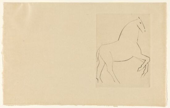 Chevaux de minuit, illustrasjon VII. "Le courier"