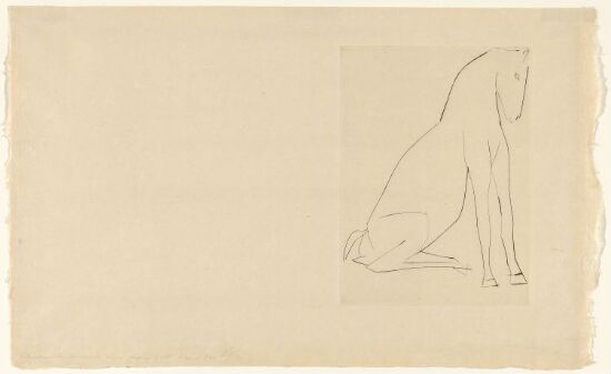 Chevaux de minuit, illustrasjon VIII. "La relève"