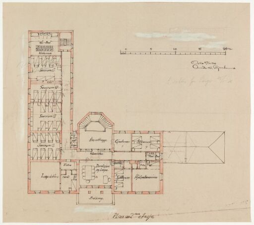 Villa Grande, ombygging til internatskole