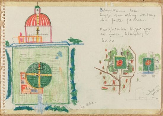 Utkast til kirke i Karasjok