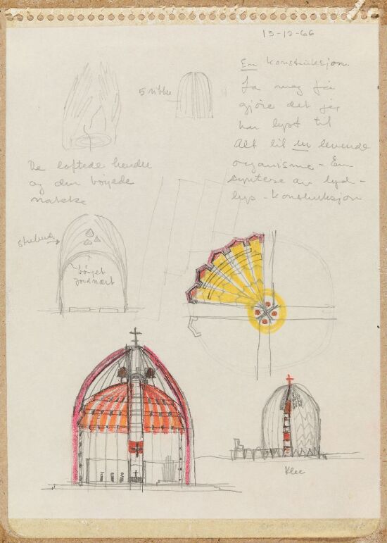 Utkast til kirke i Karasjok