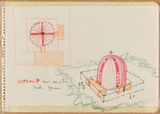 Utkast til kirke i Karasjok